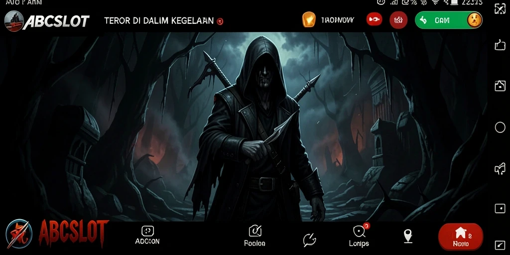 Tampilan gameplay horror yang menegangkan dari ABCSLOT.