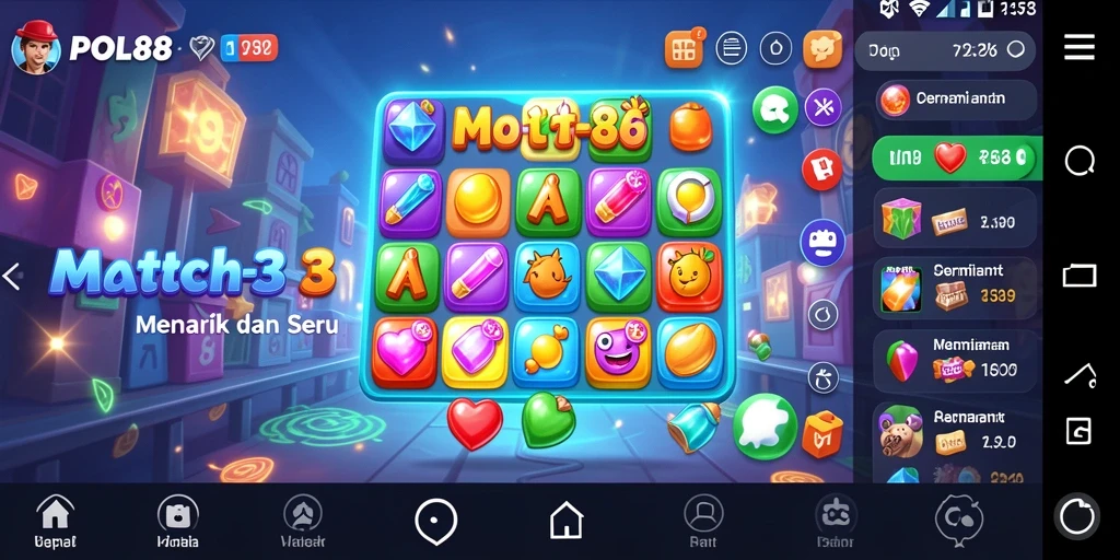 Tampilan gameplay POL88 yang seru dan penuh warna.