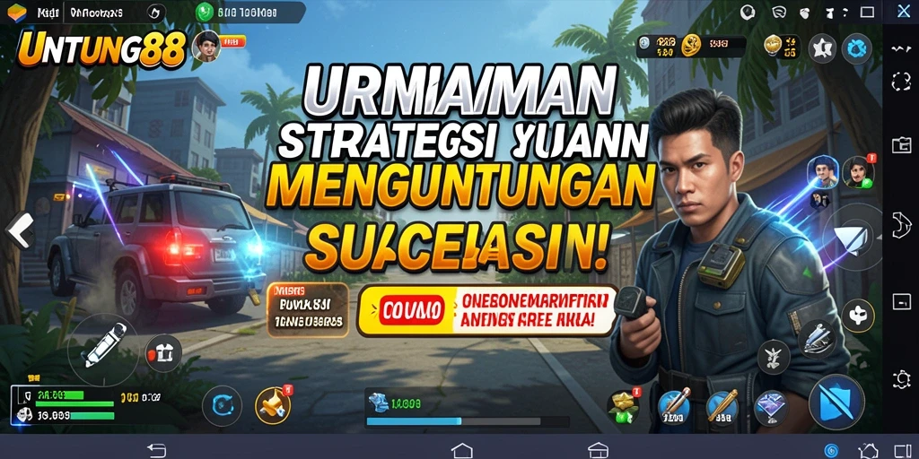 Tangkapan layar gameplay <strong>UNTUNG88</strong> menampilkan pertempuran strategis dan kolaborasi antar pemain.